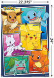 Pokémon - Group Collage Wall Poster, 22.375" x 34", Unframed Version for Bathroom