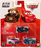 Disney Cars Mini Racers 3 Pack Nick Shift Flip Over Jackson Storm