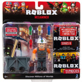 Roblox Action Collection - Megaminer + Two Mystery Figure Bundle [Includes 3 Exclusive Virtual Items]