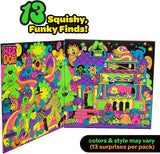 Schylling NeeDoh Funky Frights Squish-O-Ween Countdown (Pack of 1) | Halloween advent with 13 Mini Squeeze Toys