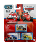 Disney / Pixar Cars Global Racers Cup Die Cast Metal Mini Racers Raoul CaRoule, Max Schnell & Cruz Ramirez Car 3-Pack
