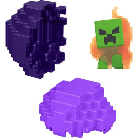 Minecraft Dungeons II Mini Mode Spawn Egg with Surprise Mini Figure, 1.5" Collectible Toy (Characters May Vary)
