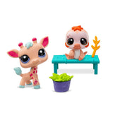 Littlest Pet Shop Pet Pairs Zoo Pals Giraffe & Sloth 2-Pack Mini Figures, Ages 4+