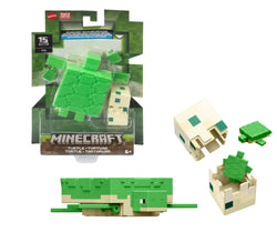 Minecraft Turtle, 3.25-in Scale & Pixelated Design