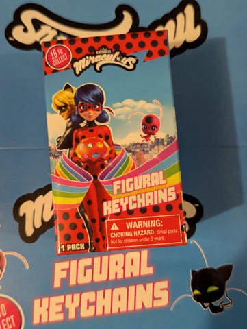 Figural Keychains Miraculous Mystery Pack