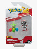 Pokemon Battle Figure 2 Pack - Features 2 inch Pawniard & Roselia