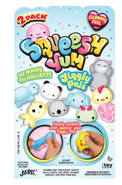 Squeesh Yum Jiggly Animal Pal Characters (Styles Will Vary), Novelty Toys