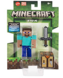 Minecraft Action Figures & Accessories Collection, 3.25-inch Scale Steve