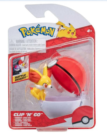 Pokemon Clip ‘N’ Go Fennekin and Poke Ball