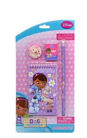 Doc McStuffins 4 Piece Personalized Study Kit/Stationery Set