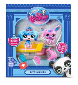 Littlest Pet Shop Generation 7 Petfluencers Super Salon Mini Figure 2-Pack: Dog Bunny