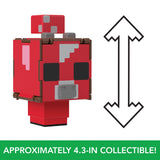 Minecraft Flippin’ Figs Figures Collection, 2-in-1 Fidget Play, 3.75-in Scale & Pixelated Design