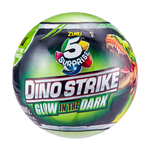 ZURU 5 SURPRISE DINO STRIKE GLOW IN THE DARK