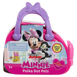 Disney Junior Minnie Mouse Polka Dot Pets Collectible Figures, Kids Toys for Ages 3 up