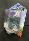 2019 Minecraft Comic Maker Action Figure: CAVE SPIDER (w/ Cobweb & Wool Block)