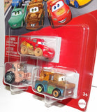 Disney Pixar Cars Mini Racers ~ TRACTOR, MUDDY LIGHTNING, MATER ~ 3-Pack