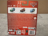 Mattel Disney Pixar Cars Mini Racers 3 Pack Jim Reverick, Treadless, Rotor