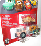 Disney Pixar Cars Mini Racers ~ TRACTOR, MUDDY LIGHTNING, MATER ~ 3-Pack