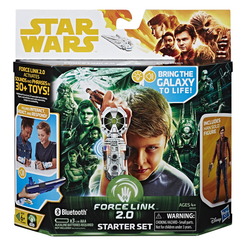 Star Wars Force Link 2.0 Starter Set with Han Solo Figure and Force Link Wearable Technology
