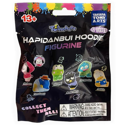 Twinchees Sanrio Hapidanbui Hoodie Figurine Mystery Bag by Takara Tomy Arts 1 Random Pull