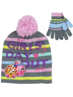 Shopkins Girls Day Out Beanie and Glove Set