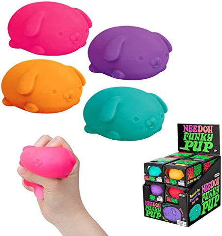 NeeDoh The Groovy Glob Funky Pup The Groovy Glob! Squishy, Squeezy, Stretchy Stress 2.5 Small (One per Orden)