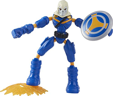 Avengers Marvel Bend and Flex Action Figure Toy, 6-Inch Flexible Taskmaster Figure, Includes Accessory, for Kids Ages 4 and Up