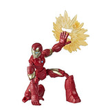 Avengers Bend and Flex Action, 6-Inch Flexible Iron Man Figure, Includes Accessory, Ages 4 and Up