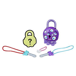 Lock Stars Basic Assortment Purple Monster with Eyes -- Series 1
