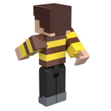 Mattel Minecraft Bees Shirt Steve Action Figure, 3.25-in