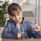 Avengers Bend and Flex Action Figure Toy, 6-Inch Flexible Captain America, Includes Accessory, Ages 4 and Up