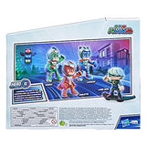PJ Masks Flight Time Mission Action Figure Set, Preschool Toy for Kids Ages 3 and Up, Includes 4 Action Figures and 1 Accessory