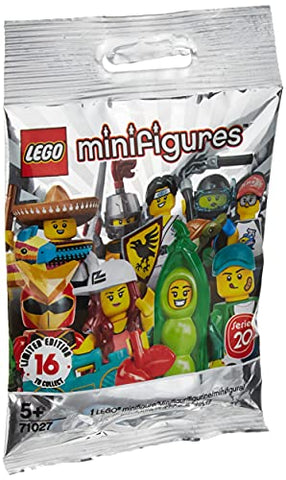 LEGO 71027 Series 20 About Collectible Surprise, Can Include Minifigures of a Medieval Knight, a Diver, a Viking and Much More, Assorted