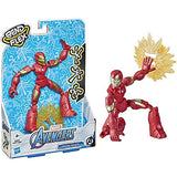 Avengers Bend and Flex Action, 6-Inch Flexible Iron Man Figure, Includes Accessory, Ages 4 and Up