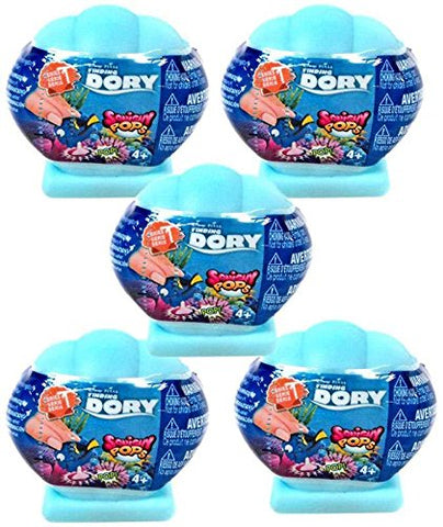 Disney / Pixar Finding Dory Squishy Pops Series 1 LOT OF 5 Capsules