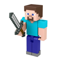 Mattel Minecraft Steve Action Figure, 3.25-in