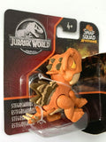 Figures JurassicWorld Snap Squad Attitudes Stegosaurus [Orange/Brown] 2'' inch Fun Chomper