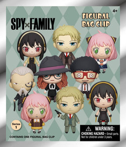 Monogram Spy x Family 3D Foam Bag Clip Series 1