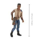 STAR WARS Galaxy of Adventures The Rise of Skywalker Finn 5"-Scale Action Figure Toy with Fun Blaster Action Movement