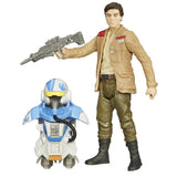 Hasbro Year 2015 Star Wars The Force Awakens Armor Up Series 4 Inch Tall Figure - POE Dameron (B3893) with Blaster Rifle and X-Wing Pilot Gear