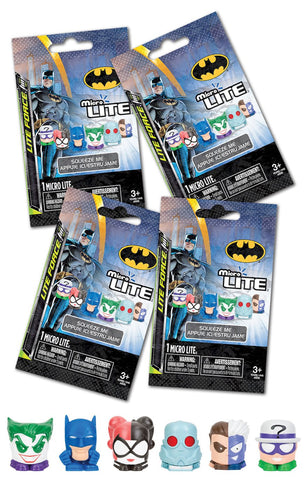 Tech4Kids Tech 4 Kids Batman & Villains Micro Lite (4 Pack) Action Figure