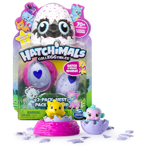 Hatchimals 6034164 "Colleggtibles with Nest Playset (Pack of 2)