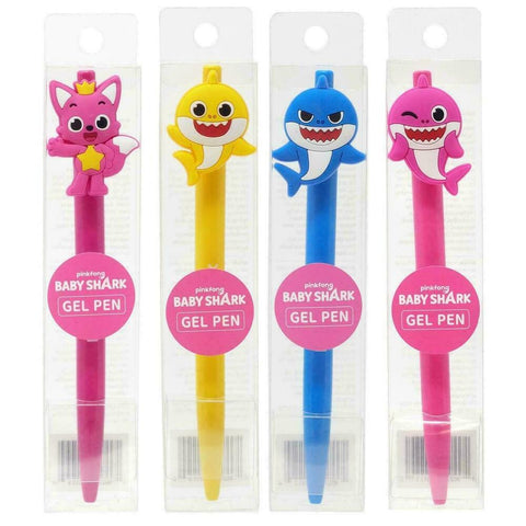 Pinkfong Baby Shark Official Gel Pen Set 4-Pack Officially Licensed Gift