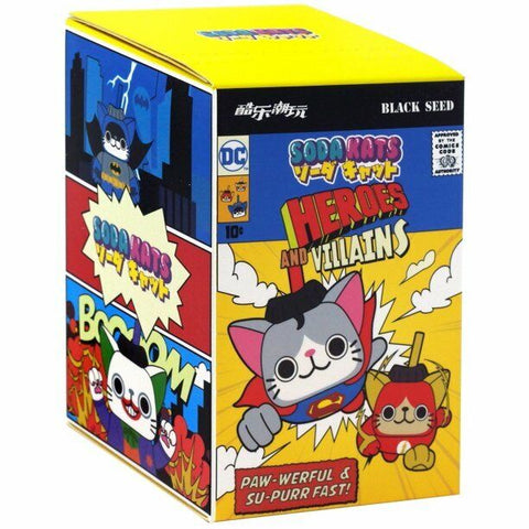 Soda Kats DC Heroes & Villains  Minis Blind Box figure 1 Random Box
