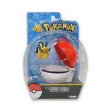Pokemon Dedenne Figure + Poke Ball Clip 'n Carry Set Pokeball 18871 2017 Age 4+