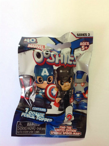 MARVEL OOSHIES SERIES 2- MYSTERY FIGURE PENCIL TOPPER BLIND BAG sealed