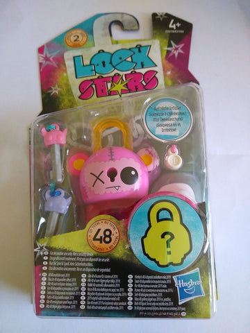 Hasbro | Lock Stars Series 2 - Pink Bear Figure | Brand New Hasbro